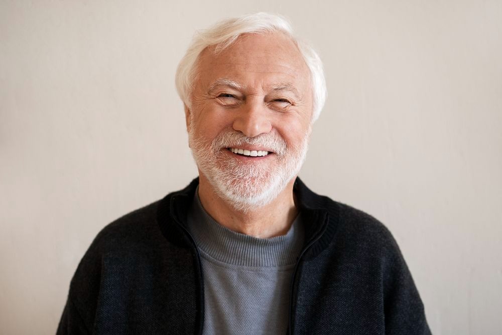 Portrait of a wise senior person